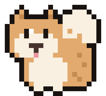 Pudim em pixel art